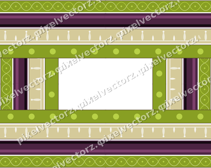 Decorative picture frame border in dark magenta with arabesque