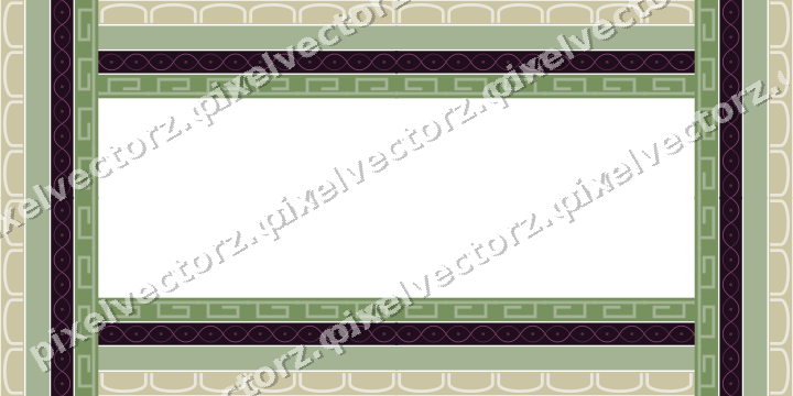 Decorative picture frame border in dark magenta with arcade frieze