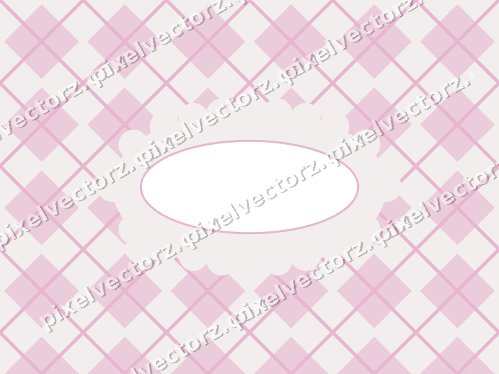 Decorative patterned mat frame in pale pink with argyle diamonds