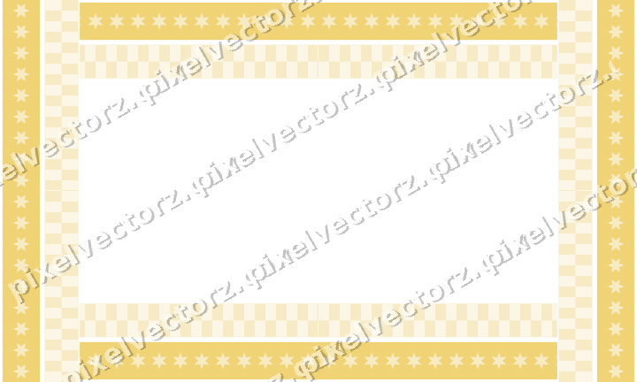 Decorative picture frame border in dark blue and amber with star band