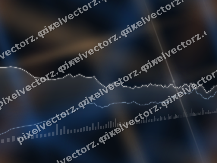 Nahtloser Neon Diagramm Hintergrund in Blau und Orange