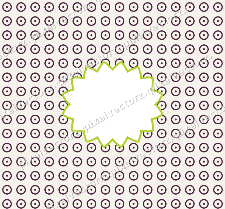 Decorative patterned mat frame in dark magenta with ring pattern