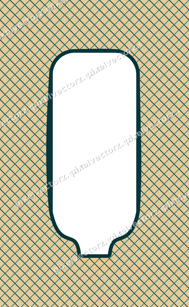 Decorative patterned mat frame in amber with diagonal lattice