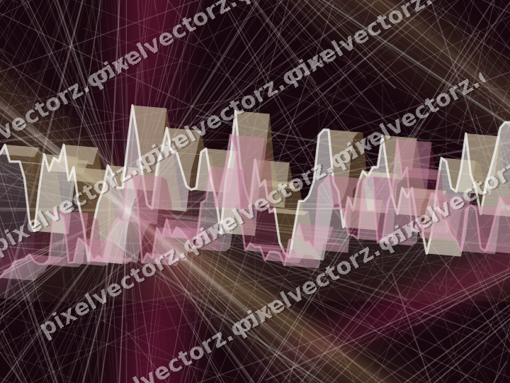 Nahtloser Neon Diagramm Hintergrund in Rosa und Grün