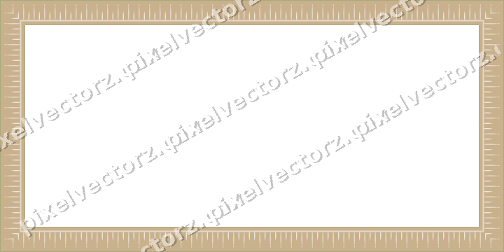 Decorative picture frame border in lime and yellow with bud and stem