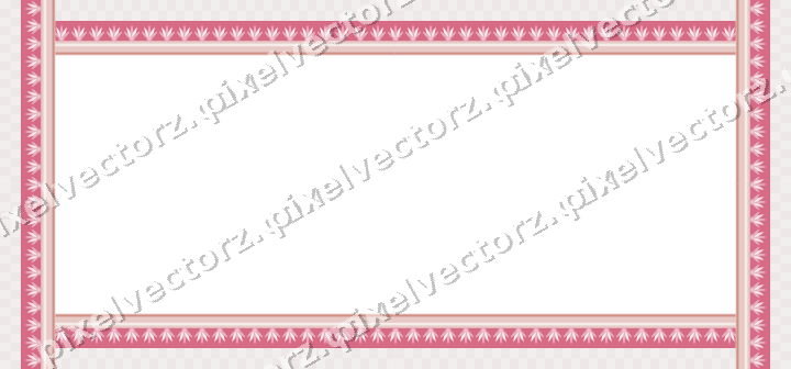 Decorative picture frame border in pale pink with palmette