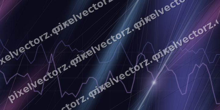 Nahtloser Neon Diagramm Hintergrund in Violett und Blau