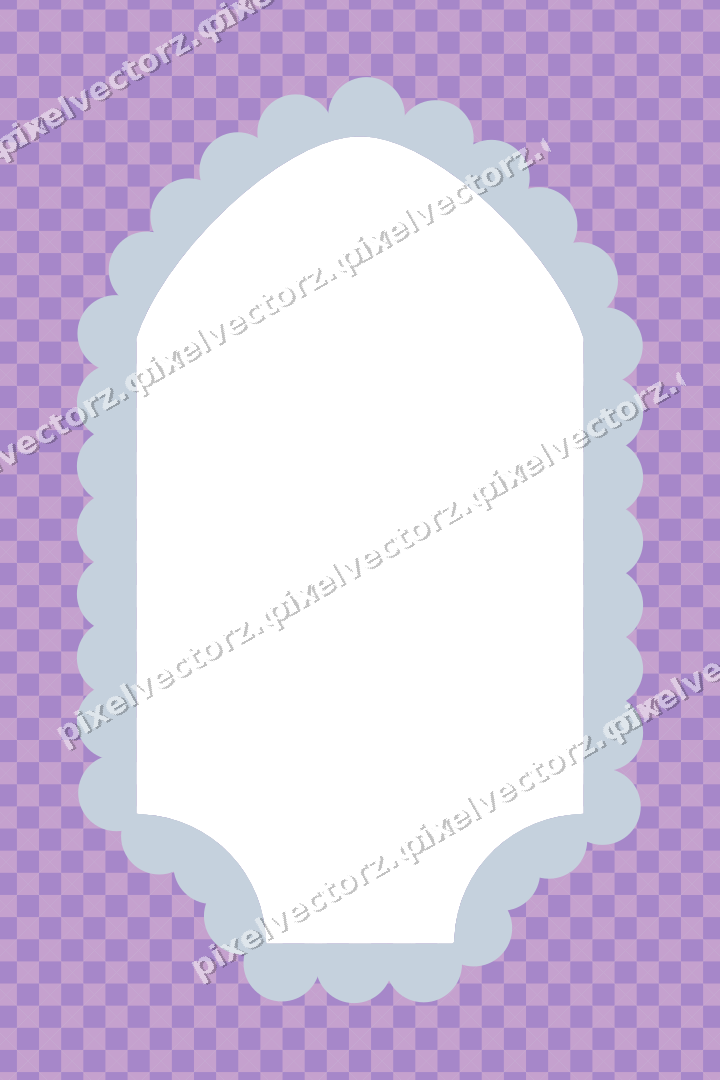 Decorative patterned mat frame in purple with harlequin diamonds