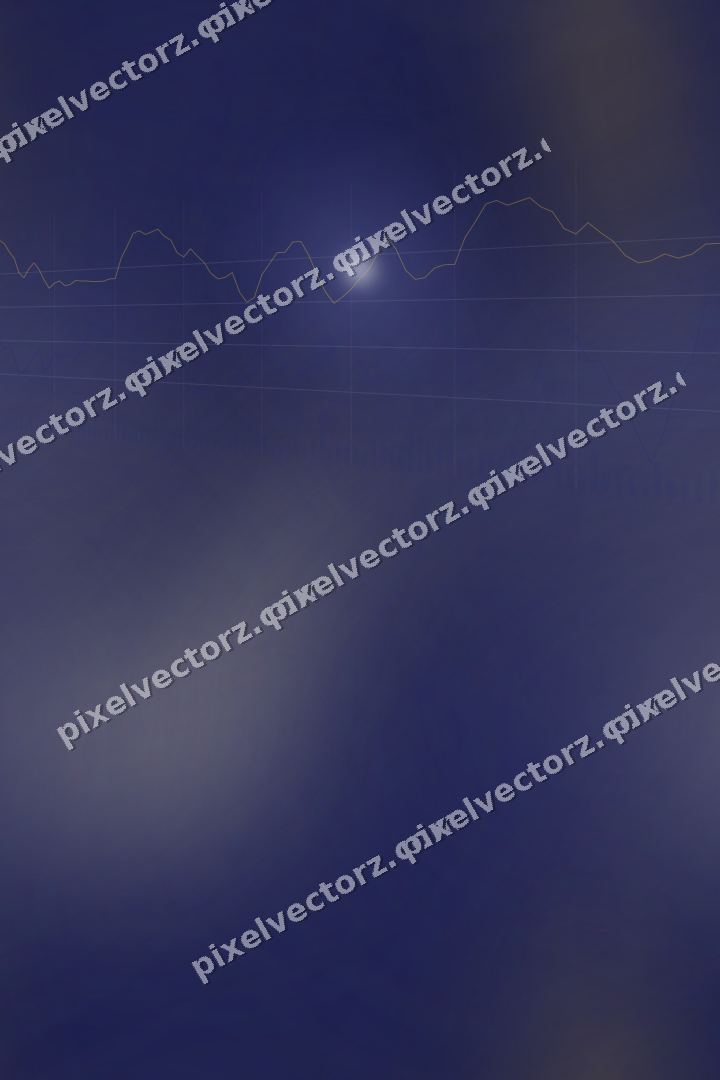 Nahtloser Neon Diagramm Hintergrund in Dunkelblau und Bernstein