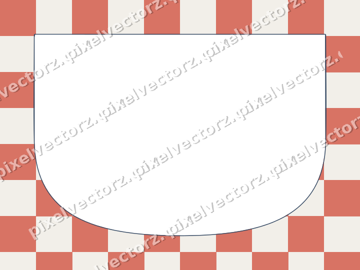 Decorative patterned mat frame in amber and green with checkerboard