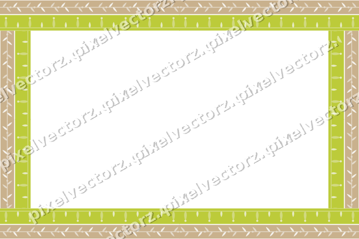 Decorative picture frame border in lime with laurel moulding