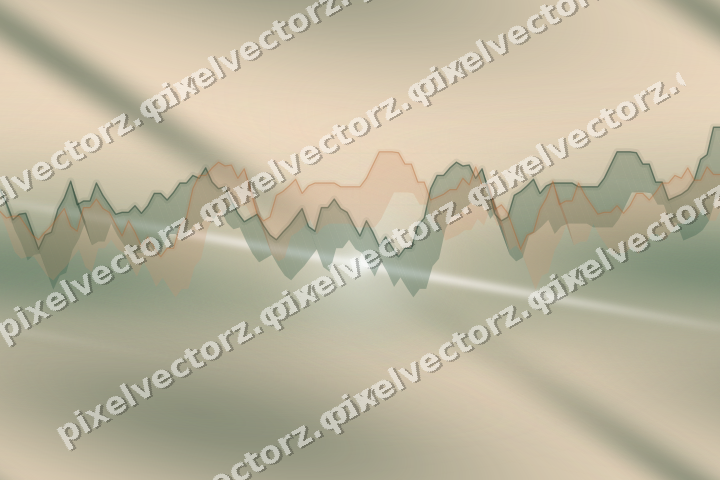 Nahtloser Pastell Diagramm Hintergrund in Dunkelgrün und Orange