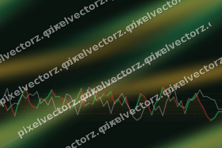 Nahtloser Neon Diagramm Hintergrund in Bernstein und Grün