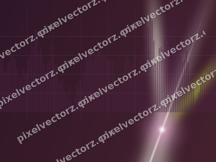 Leuchtender Neon Diagramm Hintergrund in Dunkelmagenta und Limette