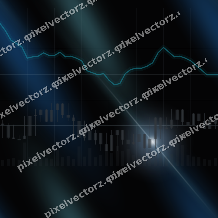 Nahtloser Neon Diagramm Hintergrund in Blau und Petrol