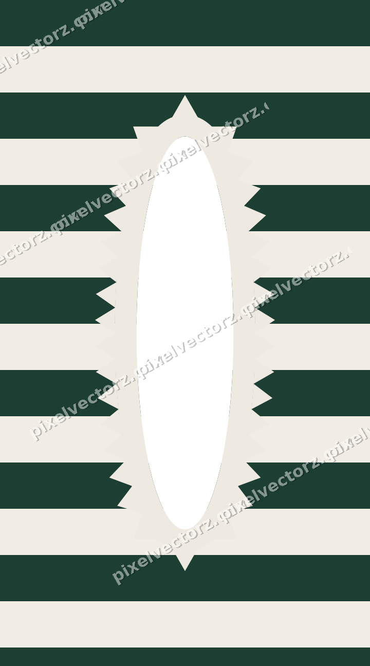 Decorative patterned mat frame in dark red with horizontal stripes