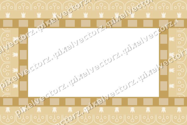 Decorative picture frame border in dark pink with gothic tracery