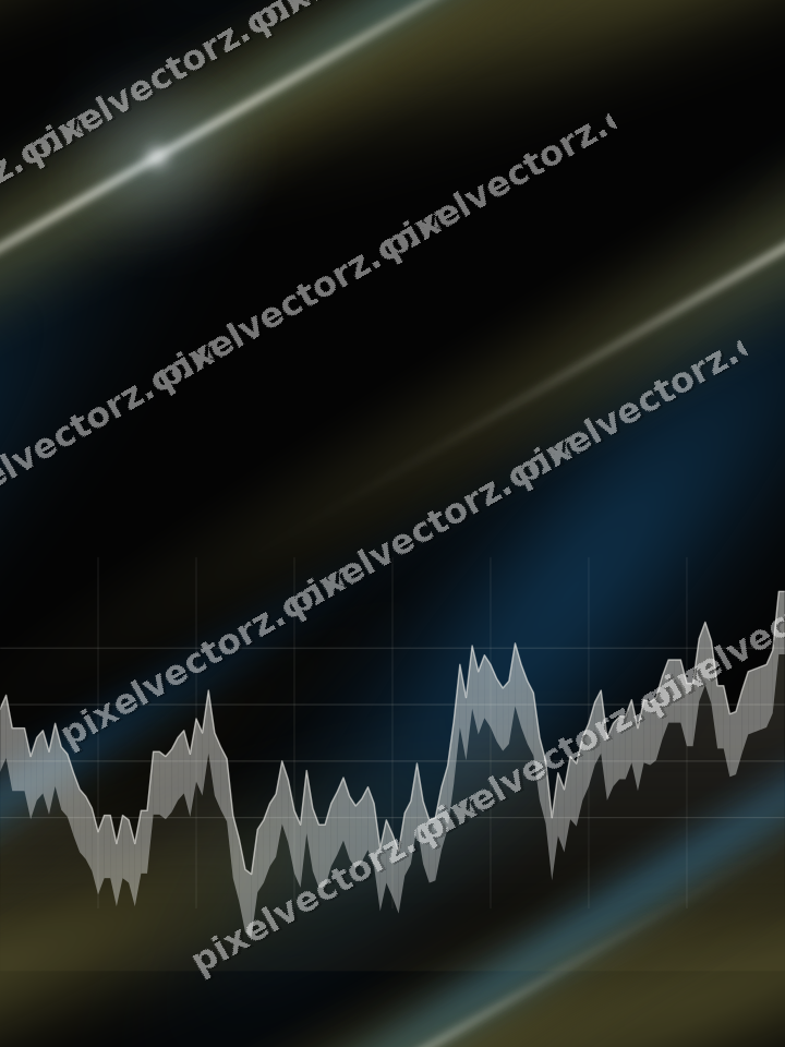 Nahtloser Neon Diagramm Hintergrund in Blau und Gelb