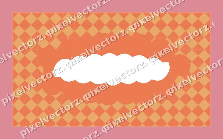 Decorative patterned mat frame in red with harlequin diamonds