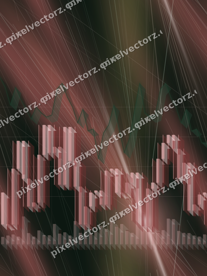 Nahtloser Neon Diagramm Hintergrund in Rot und Grün