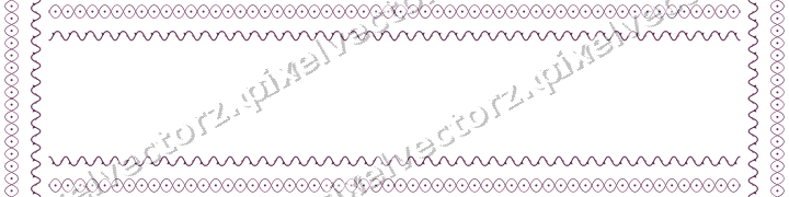 Decorative picture frame border in dark magenta with arabesque
