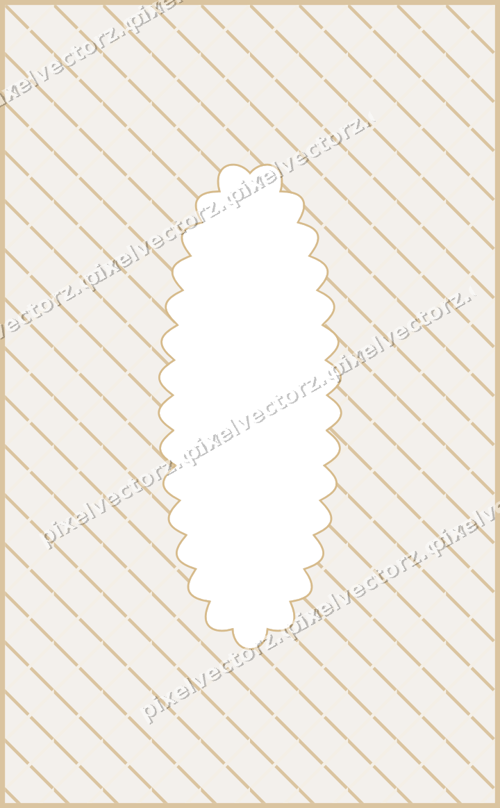 Decorative patterned mat frame in amber with diagonal lattice