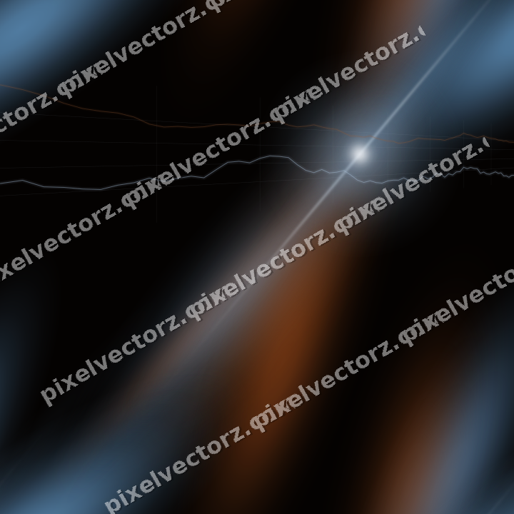 Nahtloser Neon Diagramm Hintergrund in Blau und Orange