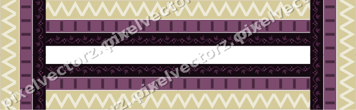 Decorative picture frame border in dark magenta and lime with zigzag