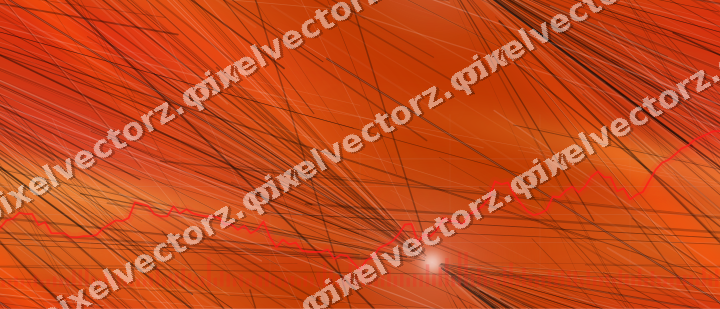 Nahtloser Neon Diagramm Hintergrund in Rot und Orange