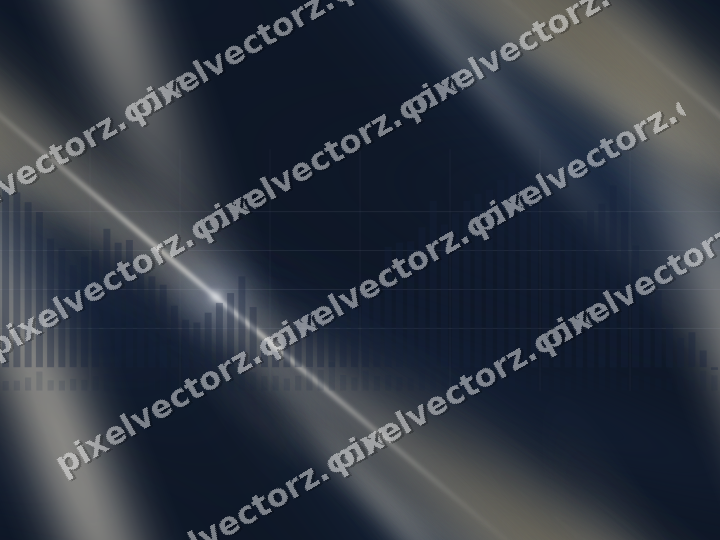 Nahtloser Neon Diagramm Hintergrund in Dunkelblau und Bernstein