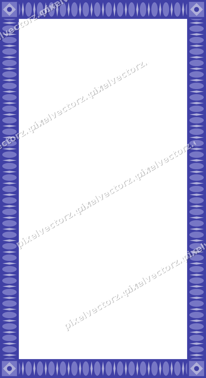 Decorative picture frame border in purple and blue with egg and dart