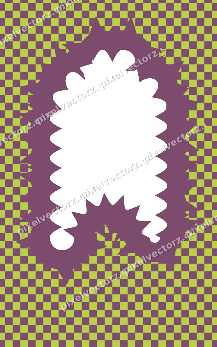 Decorative patterned mat frame in dark magenta with harlequin diamonds