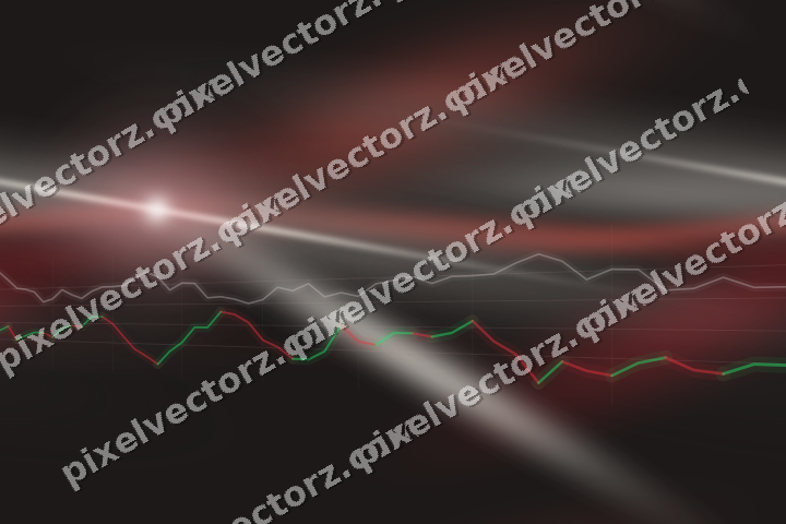 Nahtloser Neon Diagramm Hintergrund in Rot und Blassbernstein