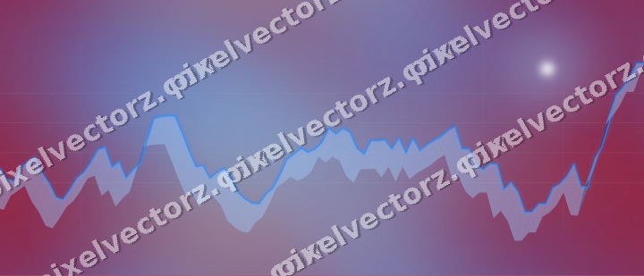 Nahtloser Neon Diagramm Hintergrund in Blau und Rot