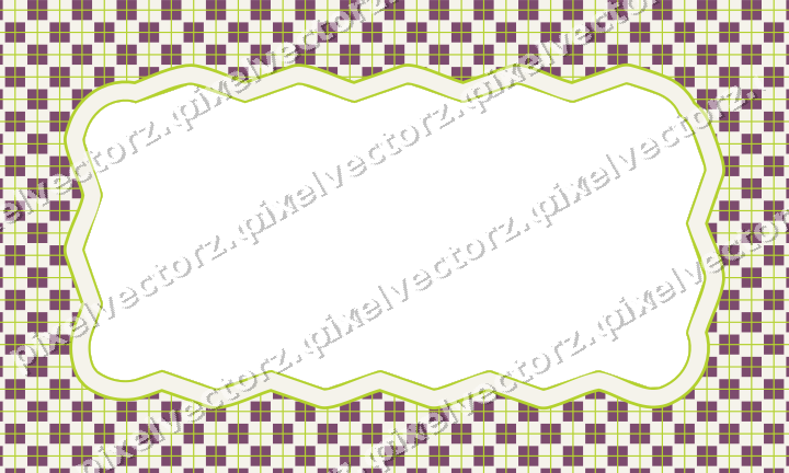 Decorative patterned mat frame in dark magenta with argyle diamonds