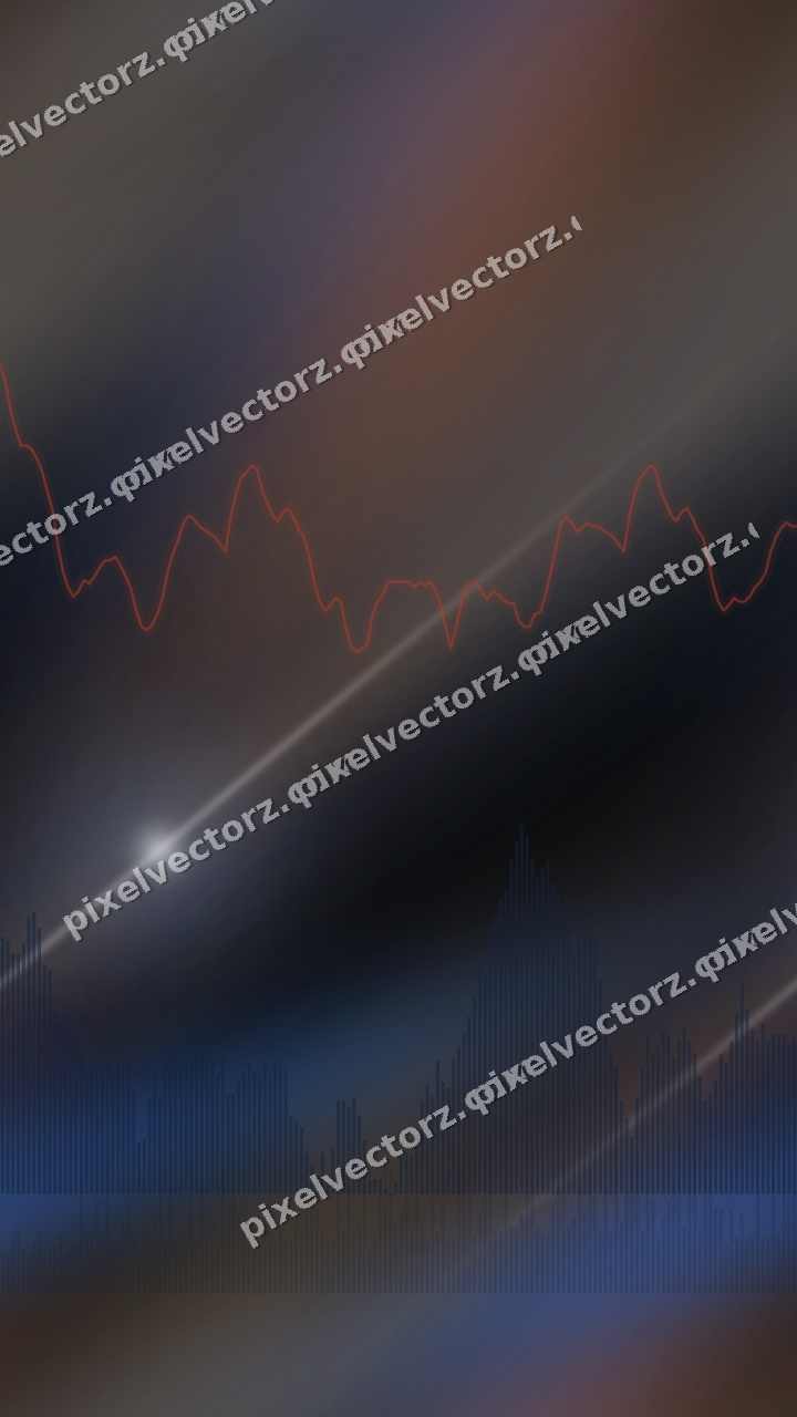 Nahtloser Neon Diagramm Hintergrund in Blau und Rot