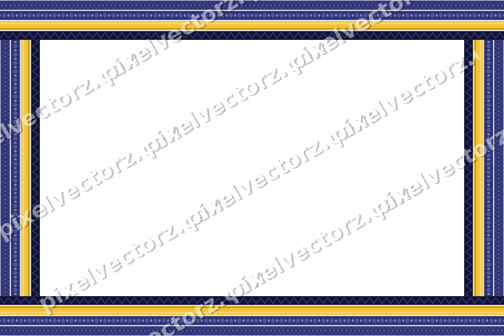 Decorative picture frame border in dark blue with lattice band