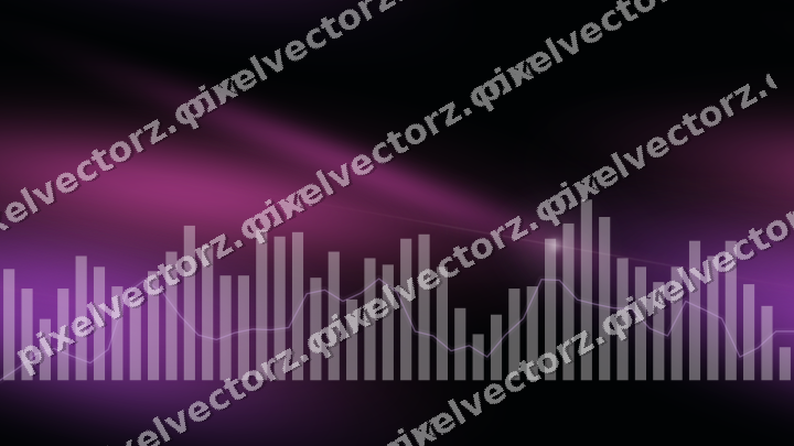 Nahtloser Neon Diagramm Hintergrund in Magenta und Violett
