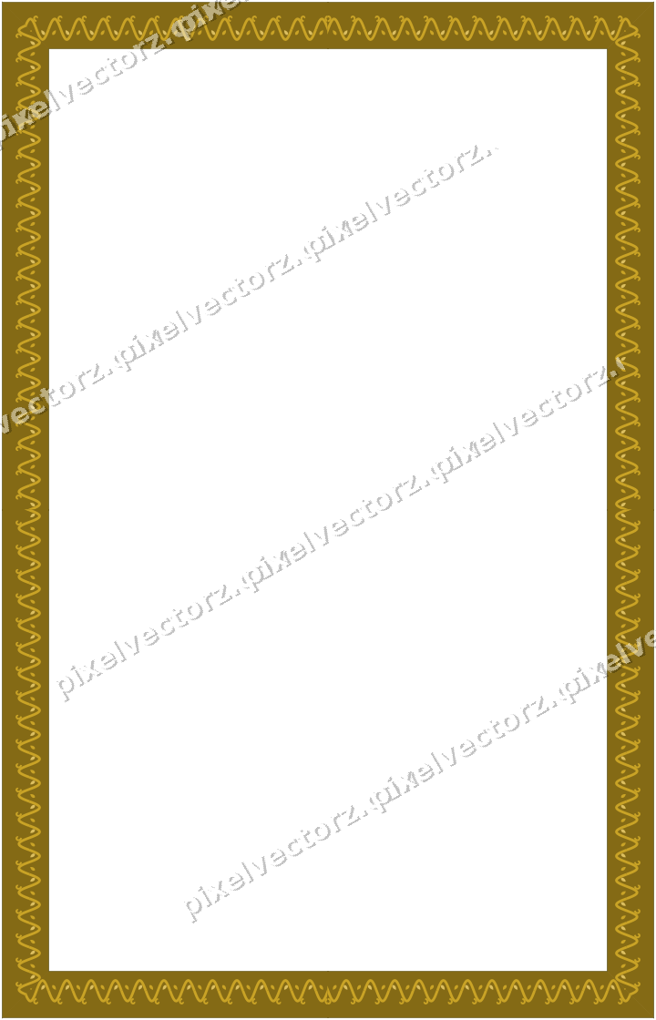 Decorative picture frame border in dark green with ivy scroll