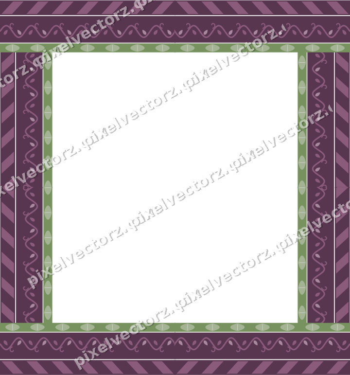 Decorative picture frame border in dark magenta with diagonal band