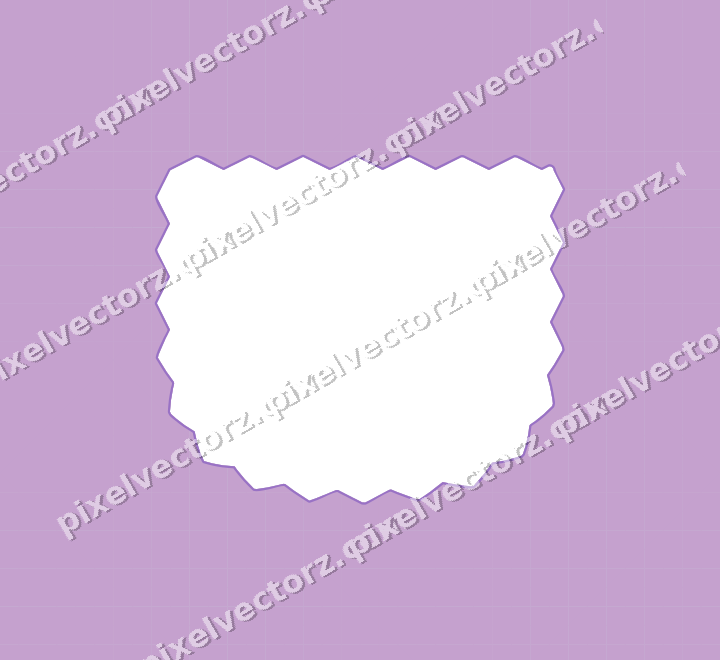 Decorative patterned mat frame in purple with harlequin diamonds