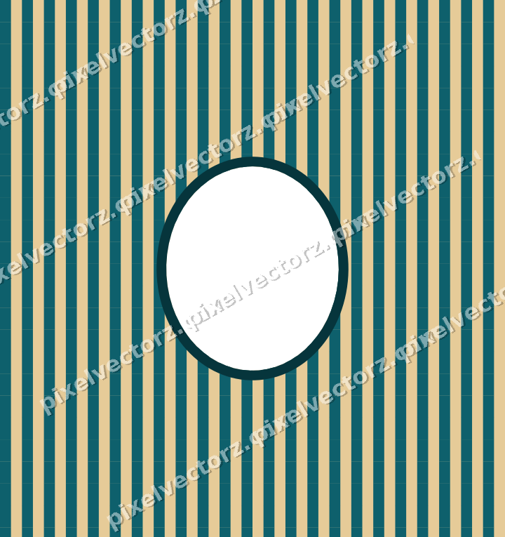 Decorative patterned mat frame in amber with vertical stripes