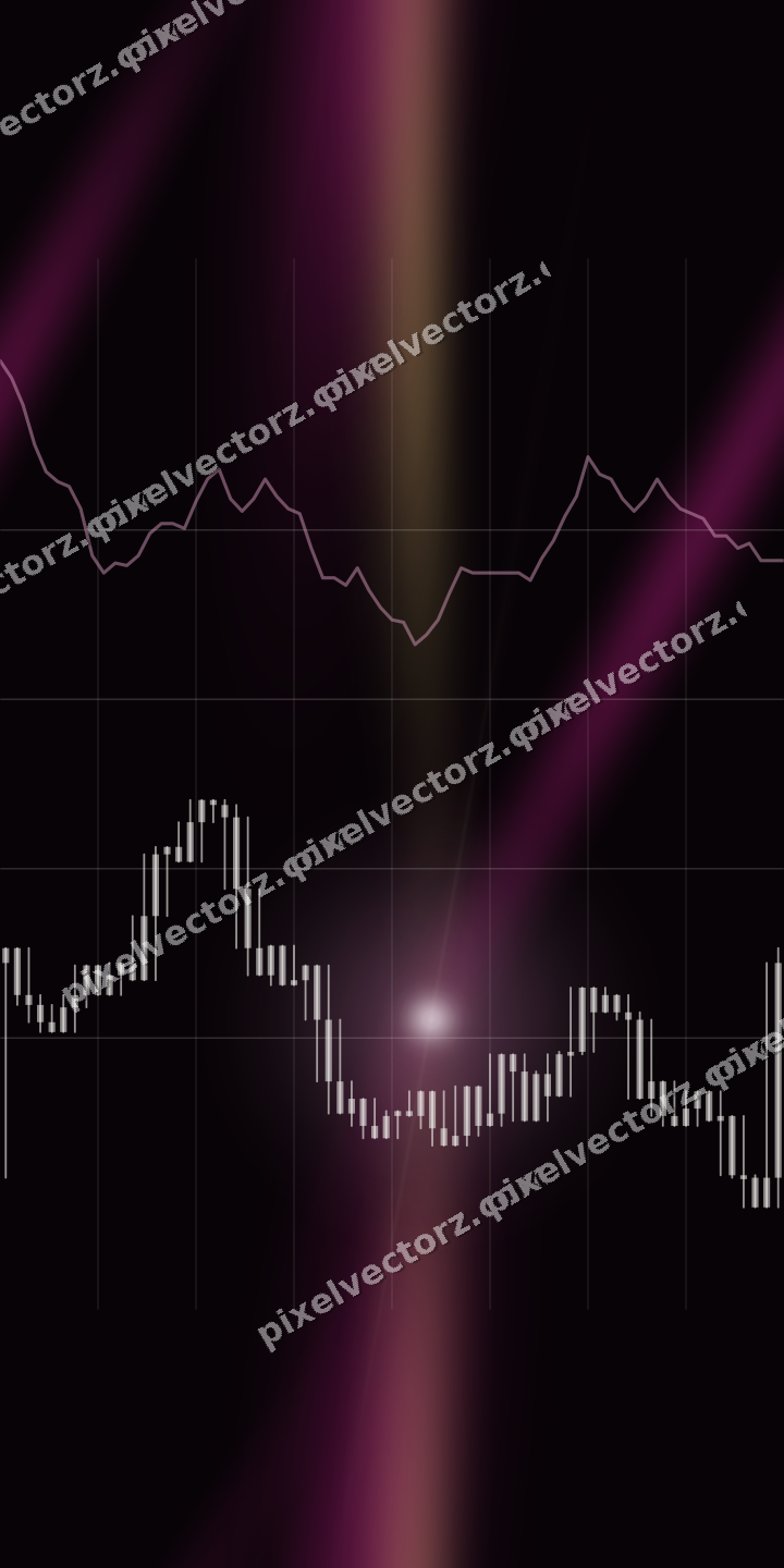 Nahtloser Neon Diagramm Hintergrund in Magenta und Rosa