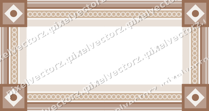 Decorative picture frame border in amber with ring chain