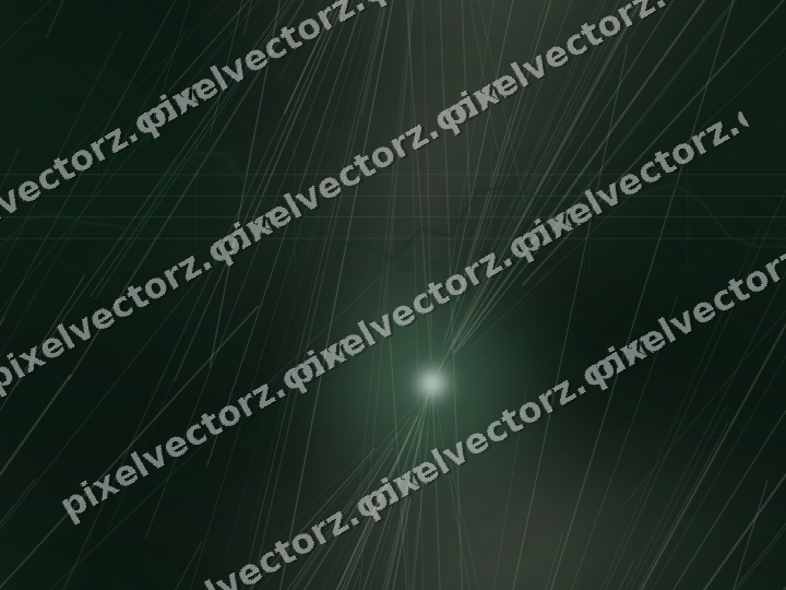 Nahtloser Neon Diagramm Hintergrund in Dunkelgrün und Bernstein