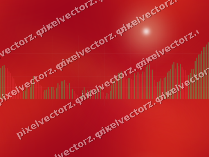 Nahtloser Neon Diagramm Hintergrund in Orange und Bernstein