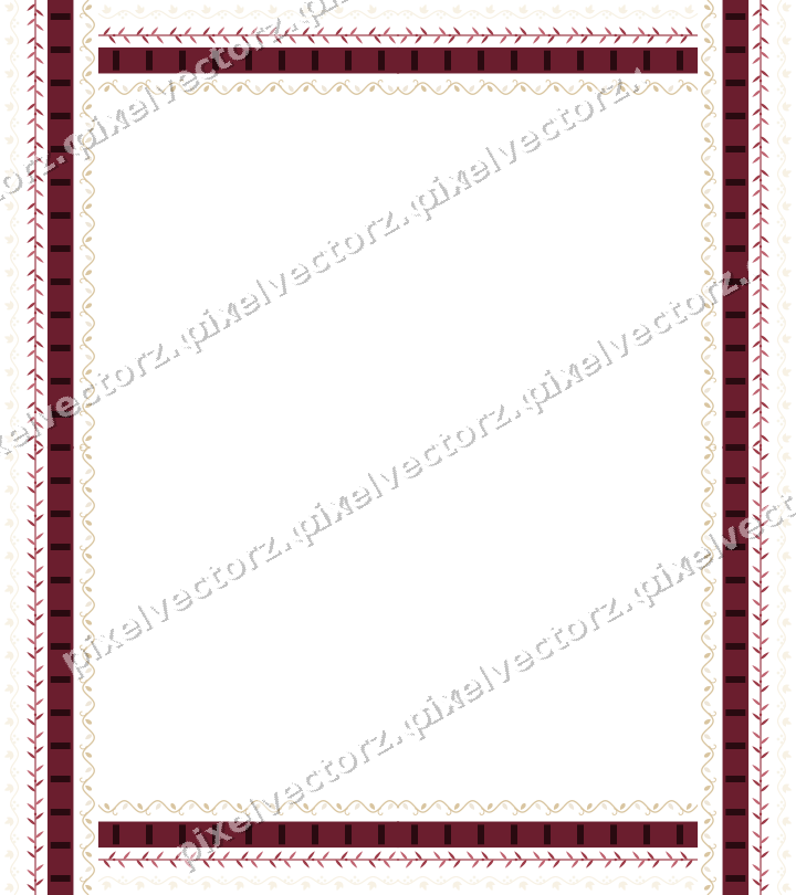 Decorative picture frame border in dark pink and red with grape vine