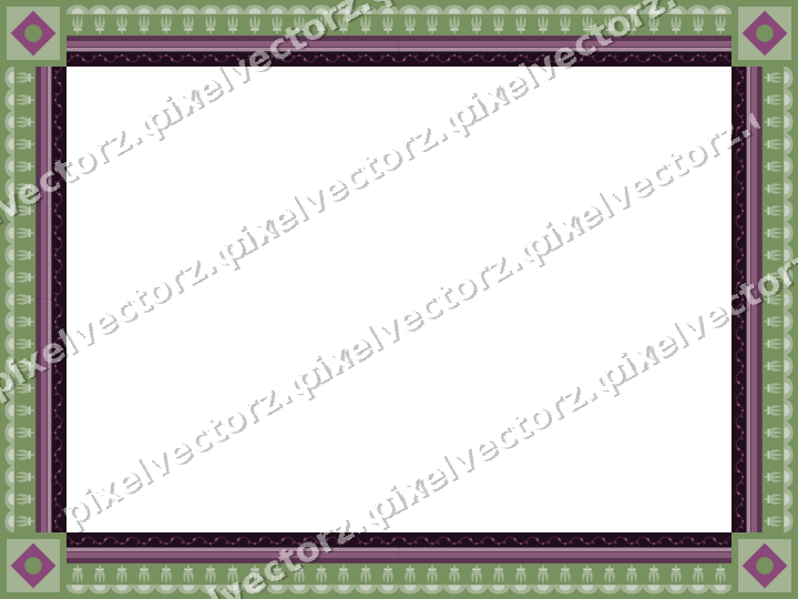 Decorative picture frame border in dark magenta with scale band