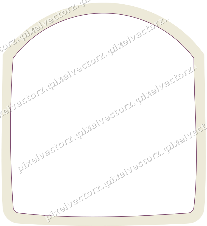 Decorative line art frame in dark magenta and lime with label plaque
