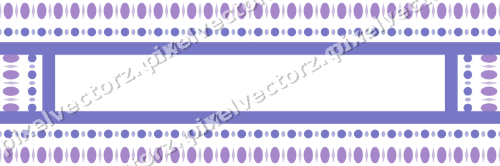 Decorative picture frame border in purple and blue with egg and dart